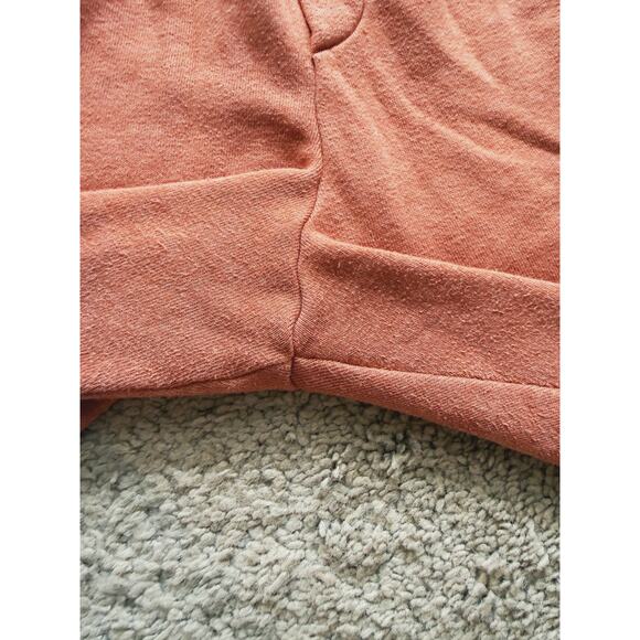 DONNI. Vintage Henley Fleece Jogger Sweatpants Juniper Orange M Quiet Luxury - Picture 5 of 8
